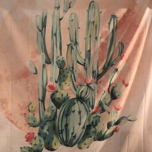 Very nice cactus themed tapestry.  Approx 50 X 60